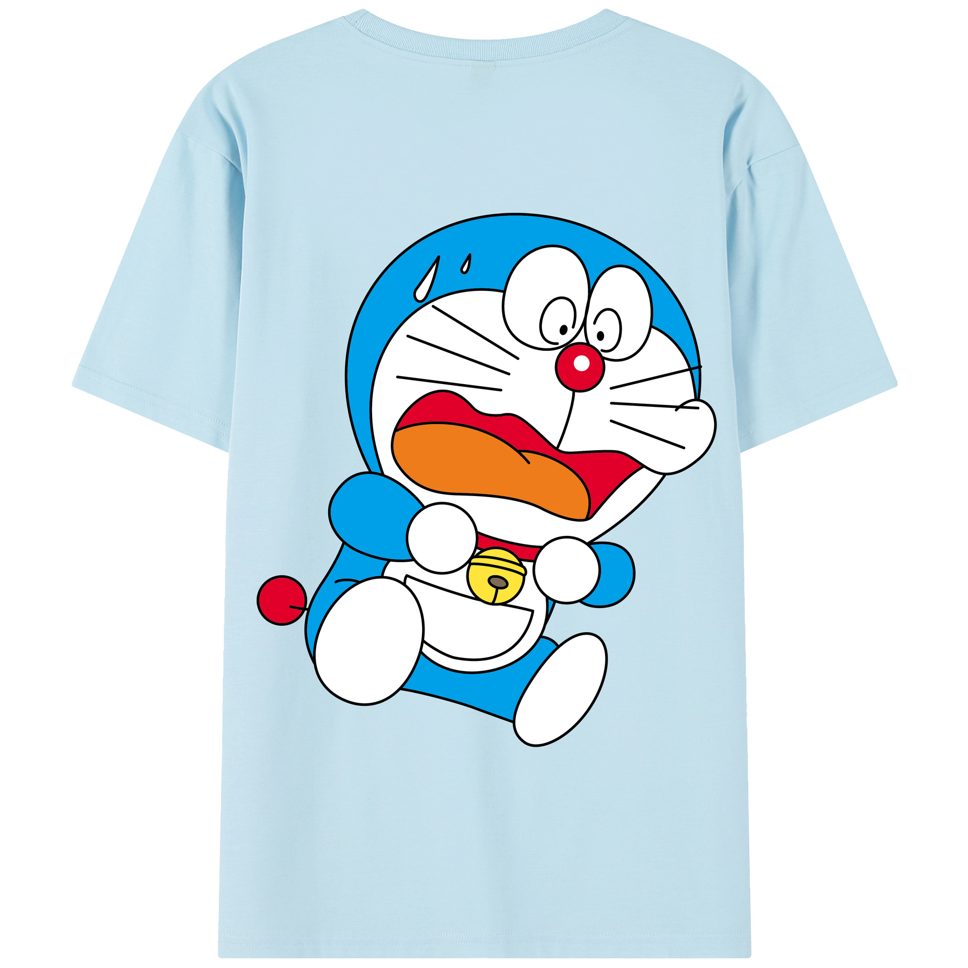 （画像用） ドラえもん Doraemon 綿100％半袖Tシャツ（背面プリント）